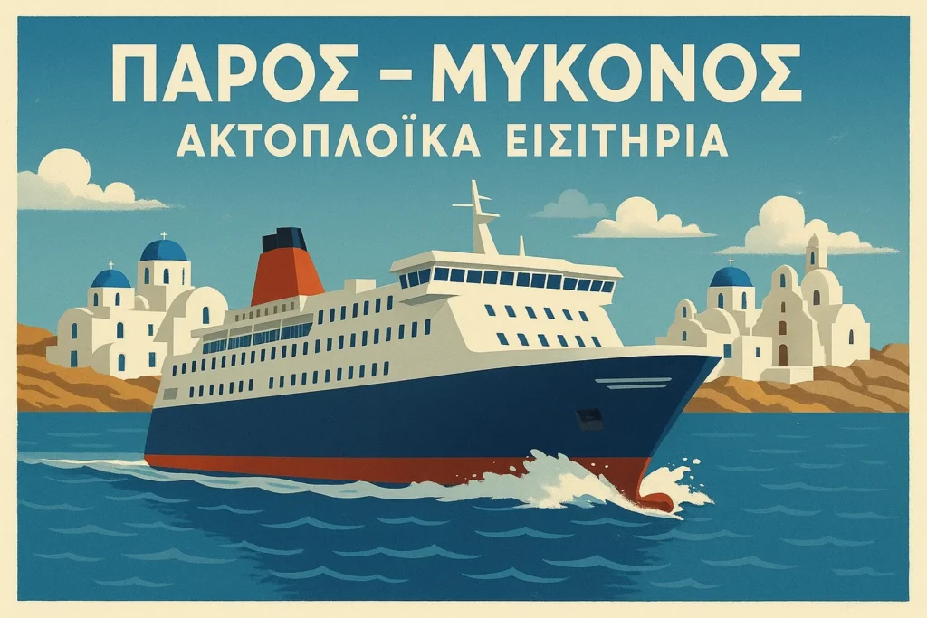Πάρος – Μύκονος Ακτοπλοϊκά Εισιτήρια