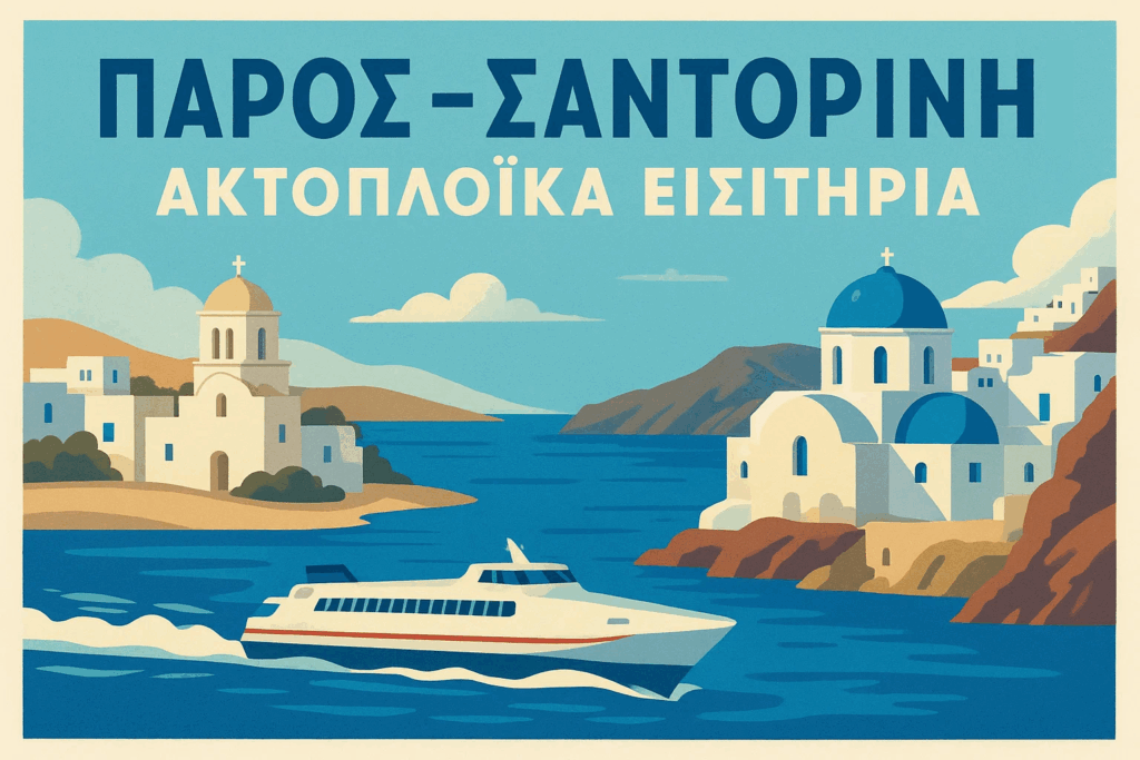Πάρος Σαντορίνη ακτοπλοικα