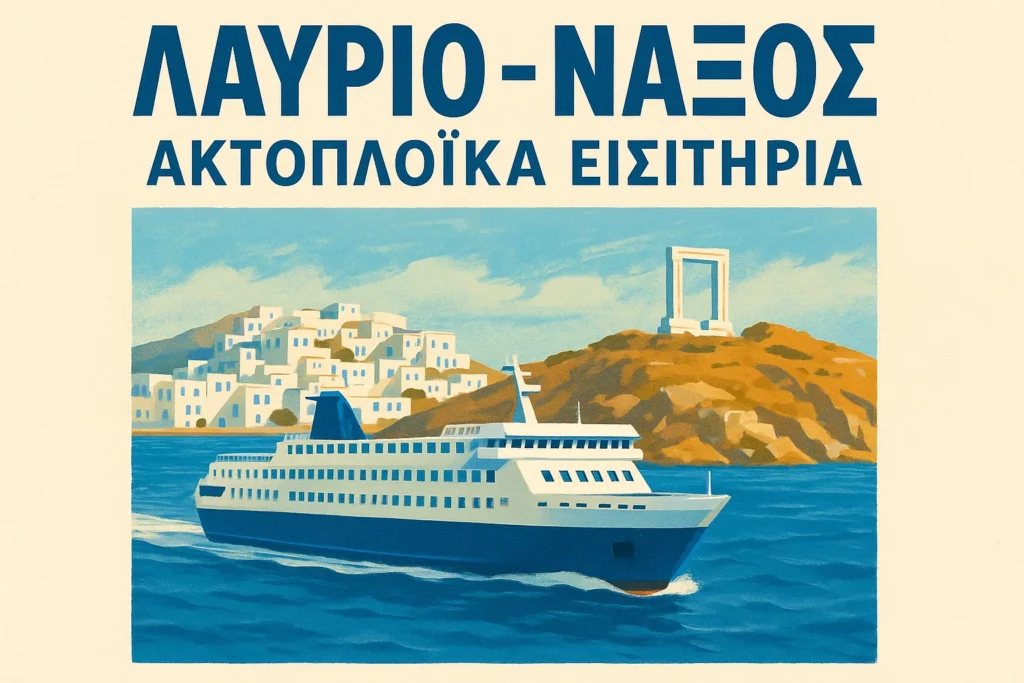 πλοιο ferry απο Λαυριο προς πάρο