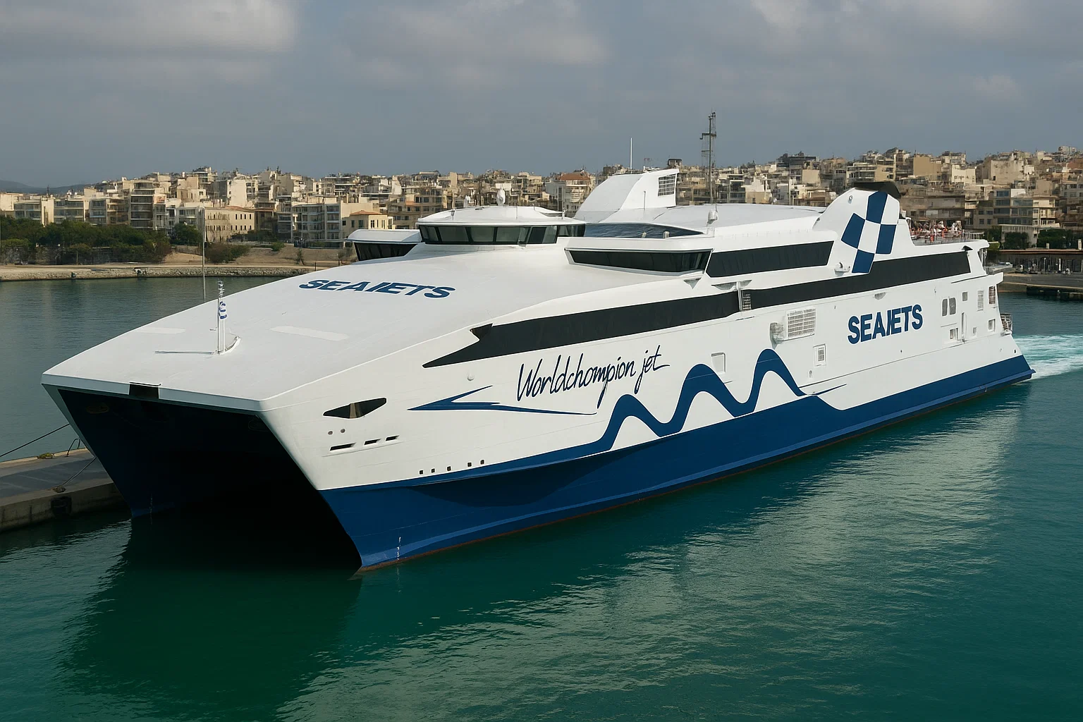 Το world champion sea jets στο λιμάνι Ηρακλείου