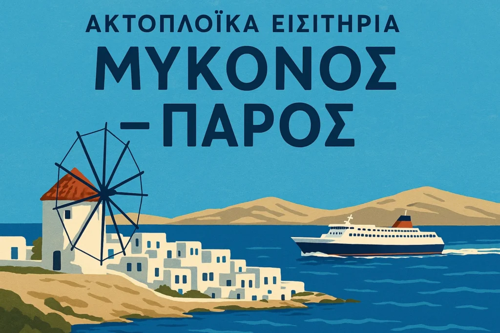 Ακτοπλοϊκά-Εισιτήρια- Μυκονος Παρος