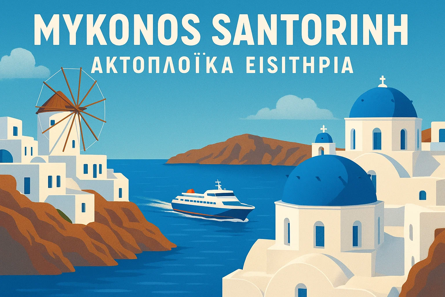 Σαντορίνη Μύκονος Ακτοπλοϊκά Εισιτήρια