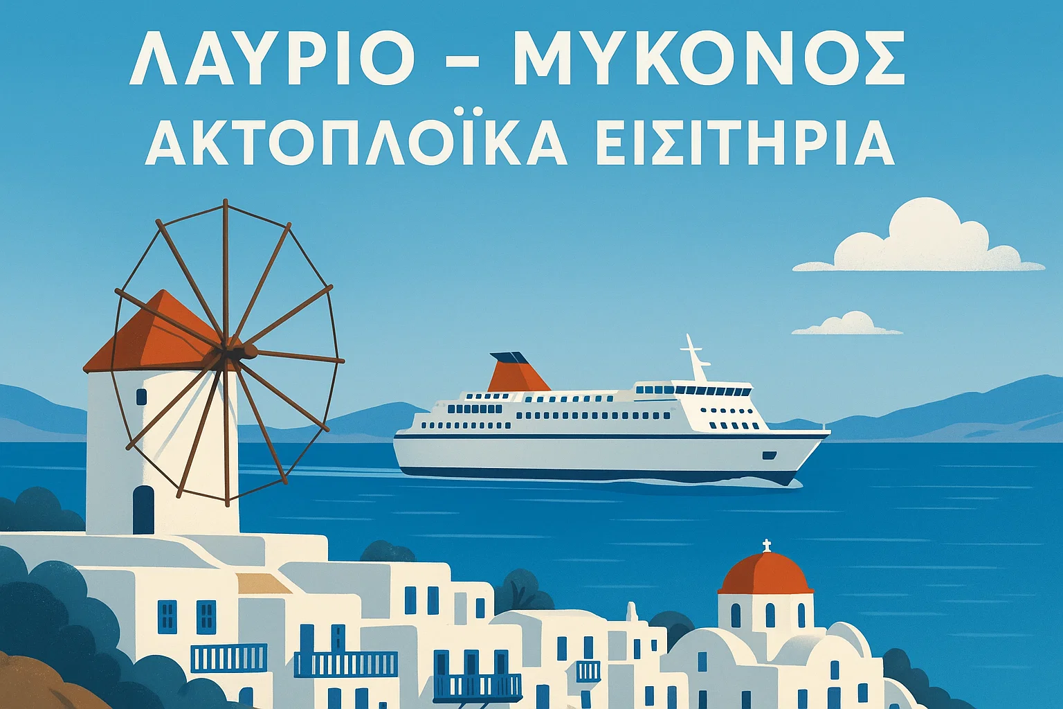 Λαύριο – Μύκονος Ακτοπλοϊκά Εισιτήρια