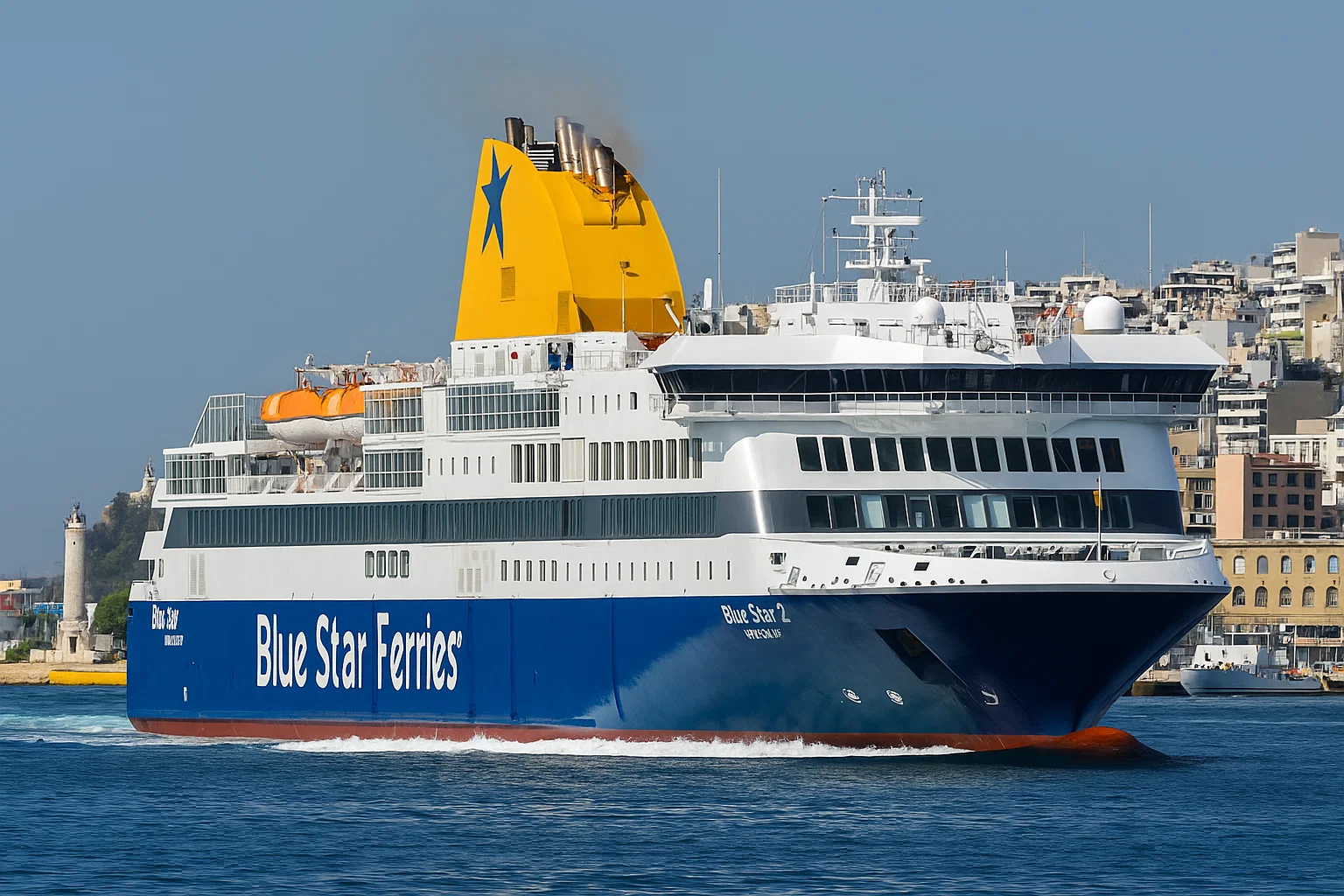 Το blue star αναχωρεις απο Πειραια για Τήνο